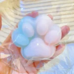 sequin cat paw squishy slow rising stress toy banner 6