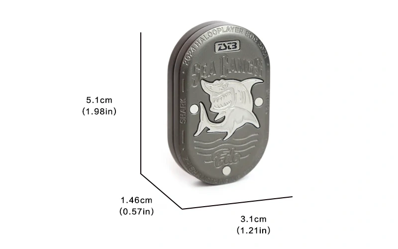 Shark EDC Metal Fidget Slider Stress Relief