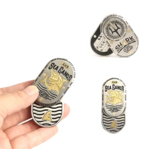 shark mechanical fidget slider metal edc stress relief banner 1