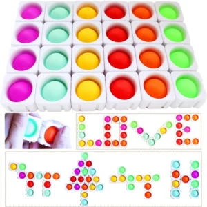 silicone pop fidget building blocks sensory toy banner 1