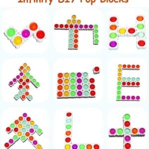 silicone pop fidget building blocks sensory toy banner 2