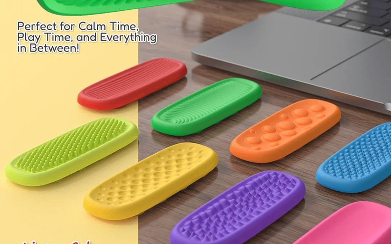 Silicone Sensory Fidget Strip Stress Relief Toy