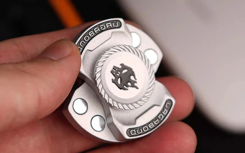 Skeleton Ghost Alloy Fidget Spinner Slider Toy