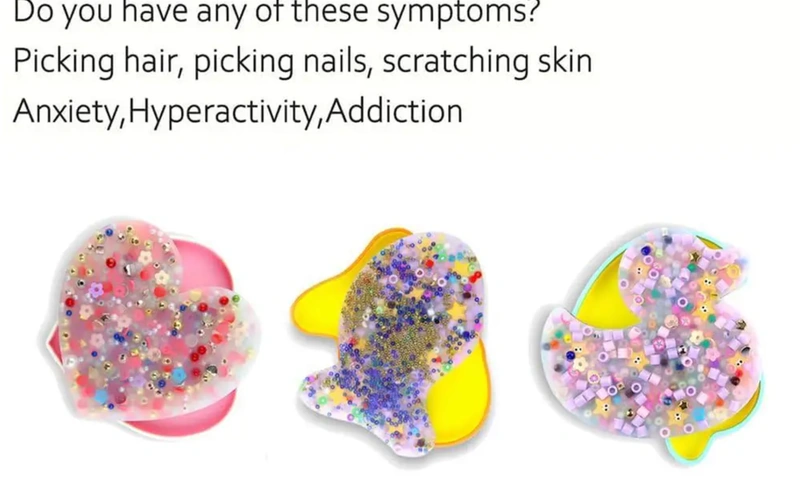 Skin Picking Pad Fidget Sensory Stress Relief Toy