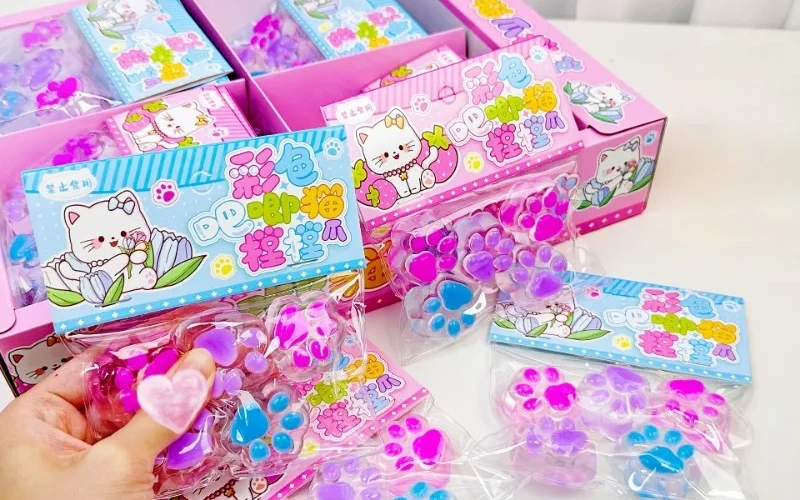 Soft Cat Paw Squishy Stress Relief Toy