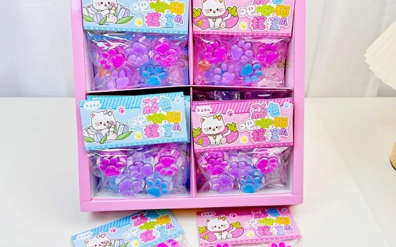 Soft Cat Paw Squishy Stress Relief Toy