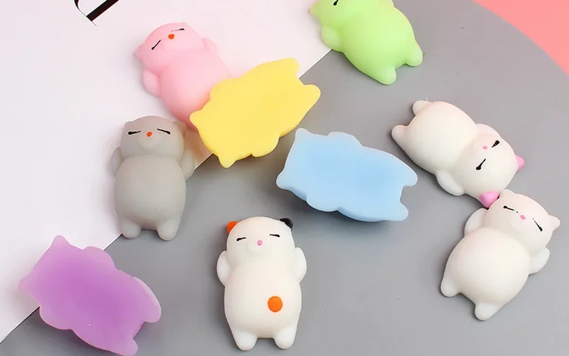 Soft Silicone Squishy Cat Stress Relief Toy