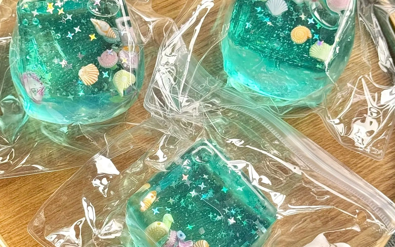 Soft Transparent Star Squishy Fidget Toy for Stress Relief