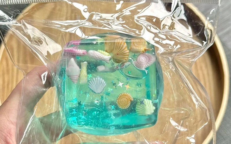 Soft Transparent Star Squishy Fidget Toy for Stress Relief