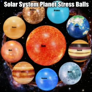 solar system planet stress balls educational toy set banner 1