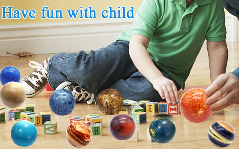 Solar System Planet Stress Balls Educational Toy Set