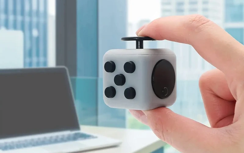 Solid Color Fidget Cube Stress Relief Toy