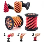 spiral cone fidget toy impossible pyramid sculpture banner 5