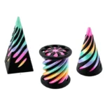 spiral cone fidget toy impossible pyramid sculpture banner 8