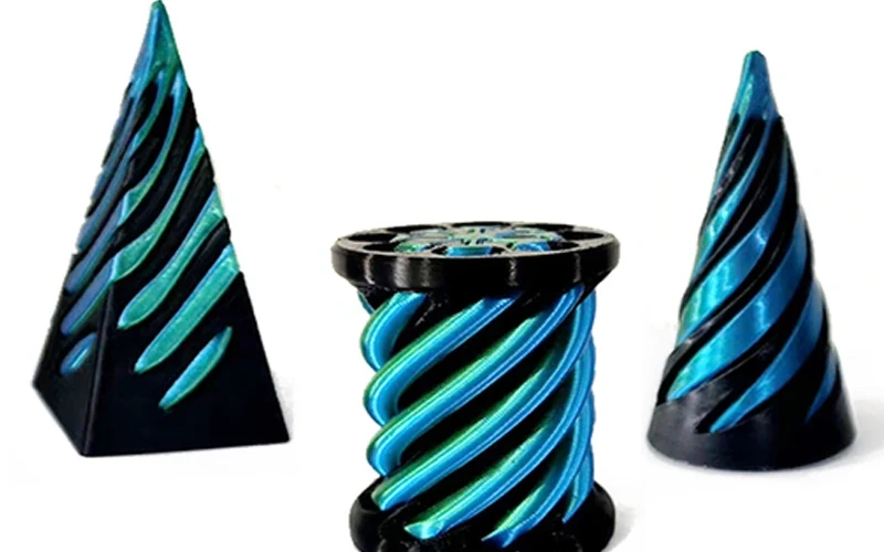 Spiral Cone Fidget Toy Impossible Pyramid Sculpture