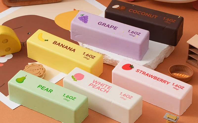 Squishy Butter Cheese Stick Stress Relief Fidget Toy