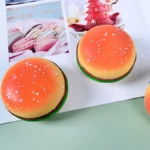 squishy hamburger stress relief toy for adults and teens banner 3