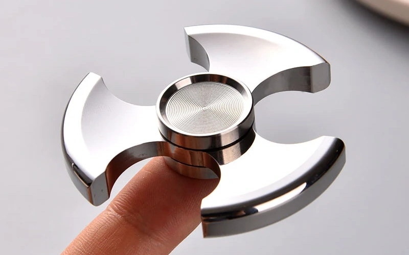 Stainless Steel Fidget Spinner Adult Stress Relief Toy