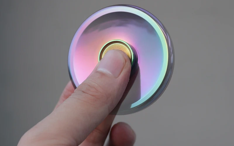 Stainless Steel Fidget Spinner Adult Stress Relief Toy