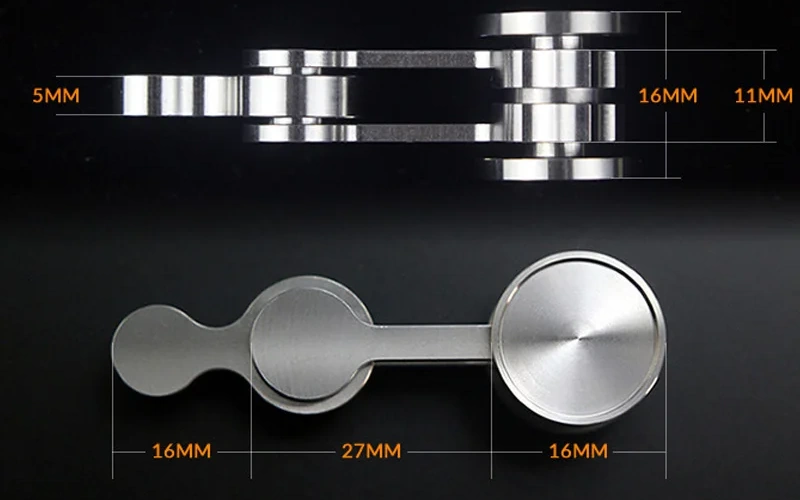 Stainless Steel Foldable Pendulum Fidget Spinner Stress Relief