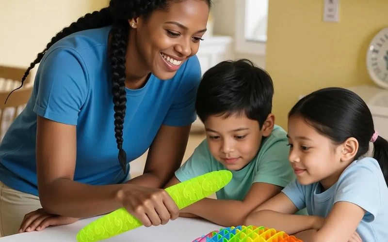 Stretchable Mesh Fidget Worm Sensory Stress Relief Toy