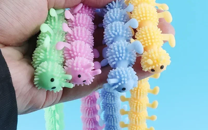 Stretchy Caterpillar Sensory Fidget Toy Stress Relief