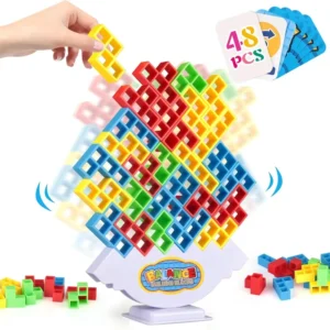 tetra tower balance stacking blocks party game banner 1