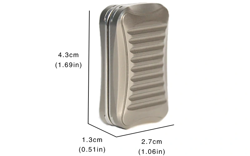 Titanium Magnetic Push Slider Fidget Stress Relief Toy