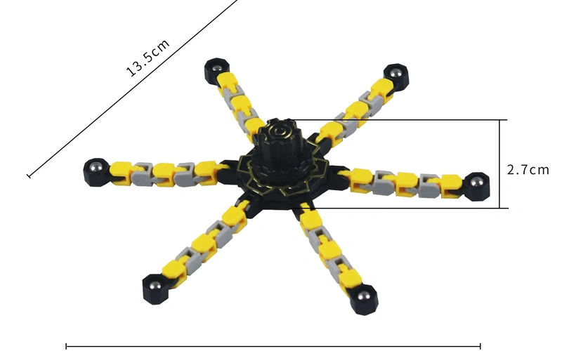 Transformable Fidget Spinner Stress Relief Sensory Toy