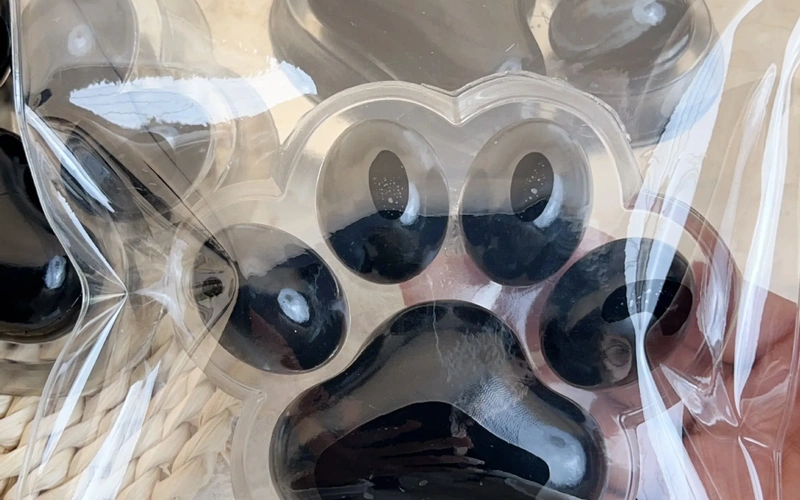 Transparent Cat Paw Squishy Stress Relief Sensory Toy