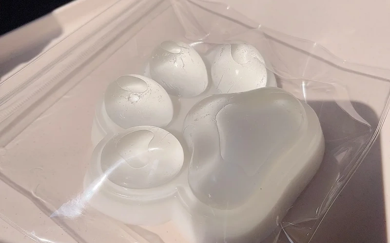 Transparent Cat Paw Squishy Stress Relief Sensory Toy