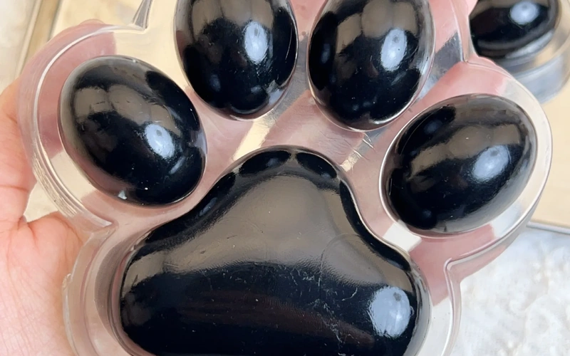 Transparent Cat Paw Squishy Stress Relief Sensory Toy