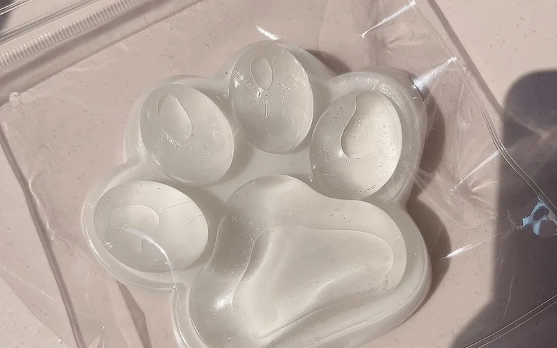 Transparent Cat Paw Squishy Stress Relief Sensory Toy