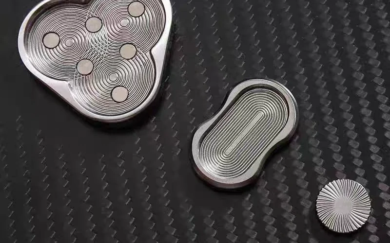 Triangle Metal Fidget Slider for Adult EDC