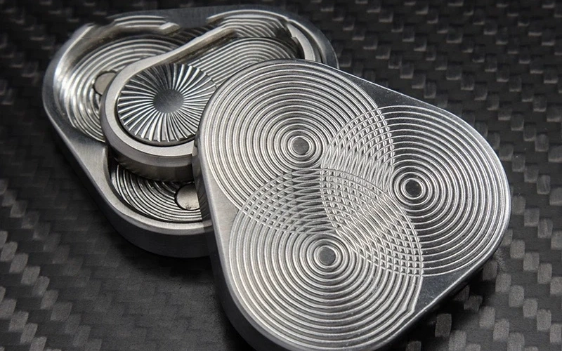 Triangle Metal Fidget Slider for Adult EDC