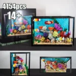 tropical aquarium fish tank building block set banner 3