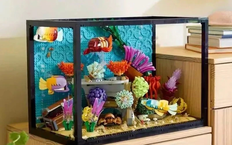 Tropical Aquarium Fish Tank Building Block Set