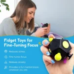 twelve sided fidget cube sensory stress relief toy banner 2